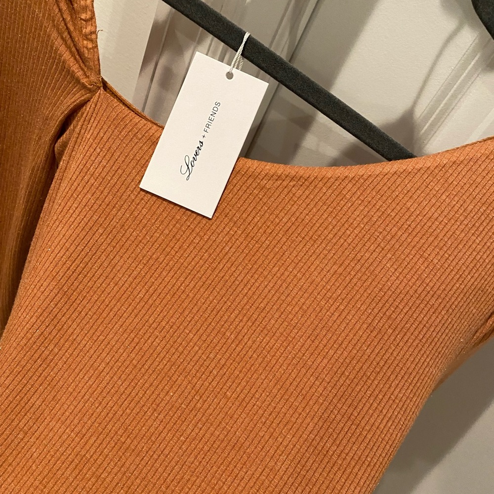 NWT lovers and friends off the shoulder mini dress